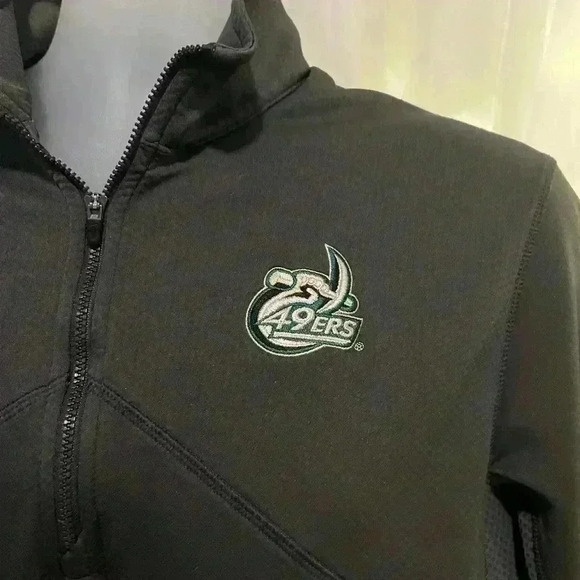 Nike Men’s Charlotte 49ers 1/4 Zip Pullover. Medium. Preowned. DriFit Training. - Picture 3 of 5